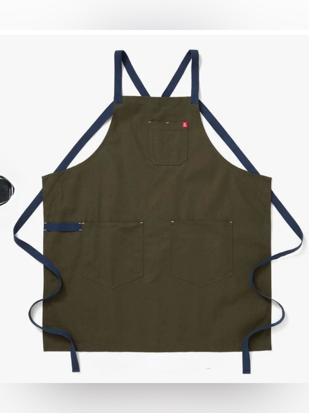 Hedley & Bennett  Crossback Apron Olive Green